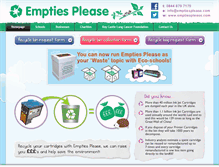 Tablet Screenshot of emptiesplease.com
